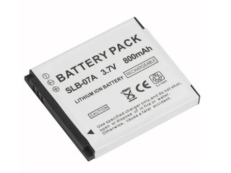 Reemplazo de batería de la videocámara para SAMSUNG SLB-07B Recambio de batería de la videocámara SAMSUNG SLB-07B