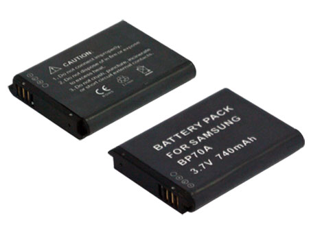 Reemplazo de batería de la cámara para SAMSUNG BP70A Recambio de batería de la cámara SAMSUNG BP70A