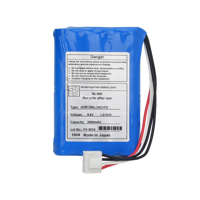Reemplazo de Batería del equipo para Fukuda HHR-19AL24G1FD Recambio de Batería del equipo Fukuda HHR-19AL24G1FD