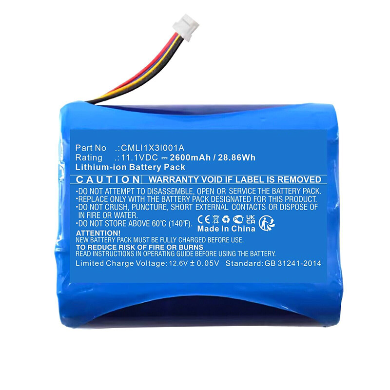 Recambio de Batería del equipo Zoncare iMAC300 ECG 