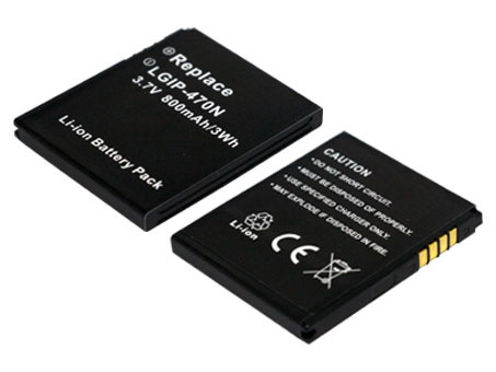 Reemplazo de batería del teléfono móvil para LG LGIP-470N Recambio de batería del teléfono móvil LG LGIP-470N