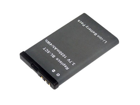 Reemplazo de batería del teléfono móvil para NOKIA BL-5CT Recambio de batería del teléfono móvil NOKIA BL-5CT