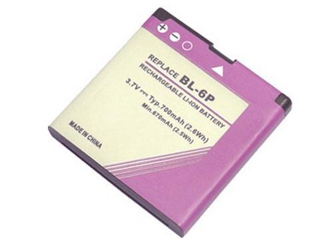 Recambio de batería del teléfono móvil NOKIA 6500c 