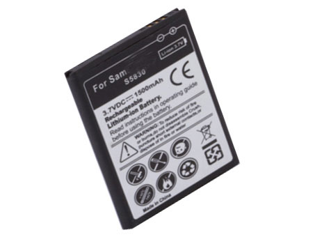 Reemplazo de batería del teléfono móvil para Samsung Galaxy ACE S5830 Recambio de batería del teléfono móvil Samsung Galaxy ACE S5830