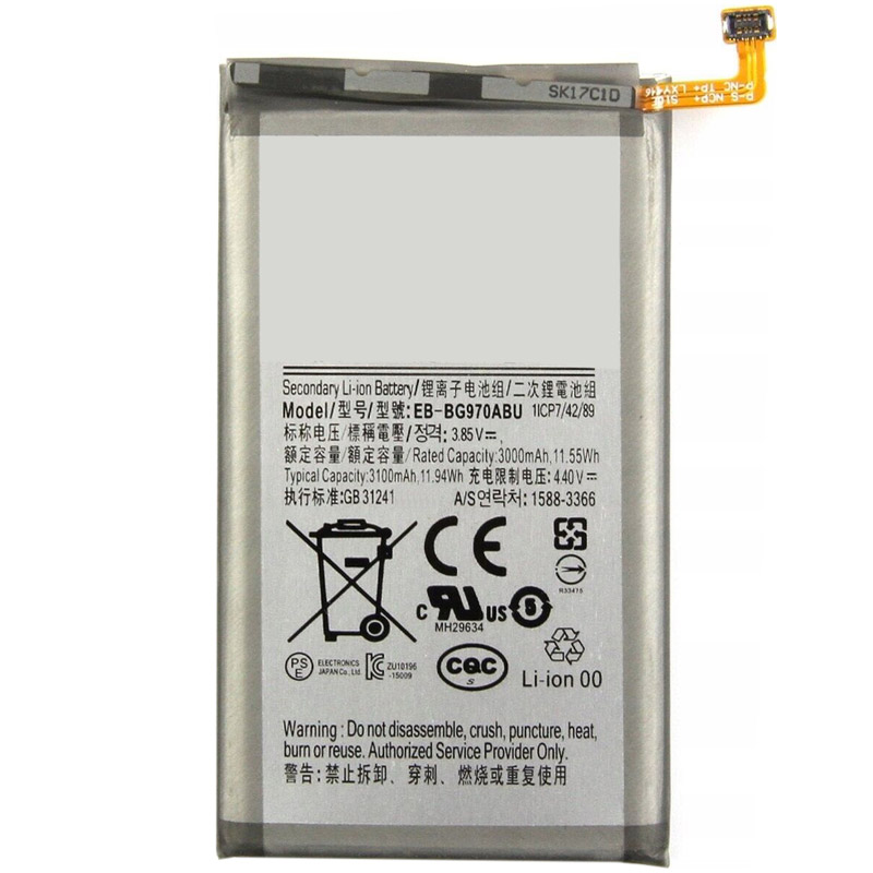 Reemplazo de batería del teléfono móvil para SAMSUNG SM-G970 Recambio de batería del teléfono móvil SAMSUNG SM-G970