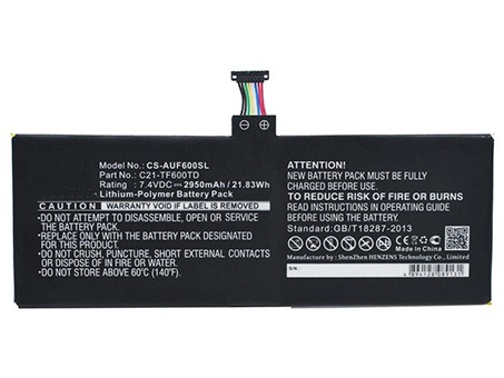 Reemplazo de batería de la tableta para ASUS C21-TF600TD Recambio de batería de la tableta ASUS C21-TF600TD