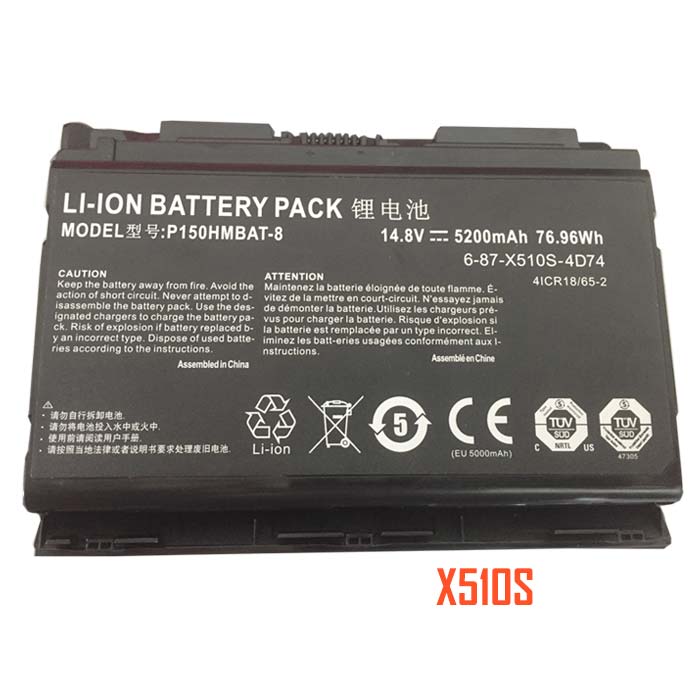 Reemplazo de Bateria de laptop para CLEVO Strongbook-M7A8 Recambio de Bateria de laptop CLEVO Strongbook-M7A8