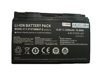 Reemplazo de Bateria de laptop para CLEVO P157SMBAT-8 Recambio de Bateria de laptop CLEVO P157SMBAT-8