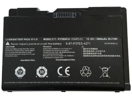 Recambio de Bateria de laptop CLEVO P370EM3 