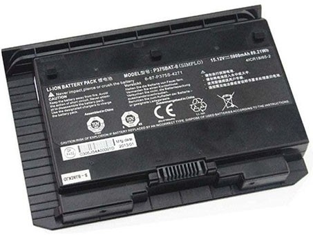 Recambio de Bateria de laptop CLEVO P750DM 