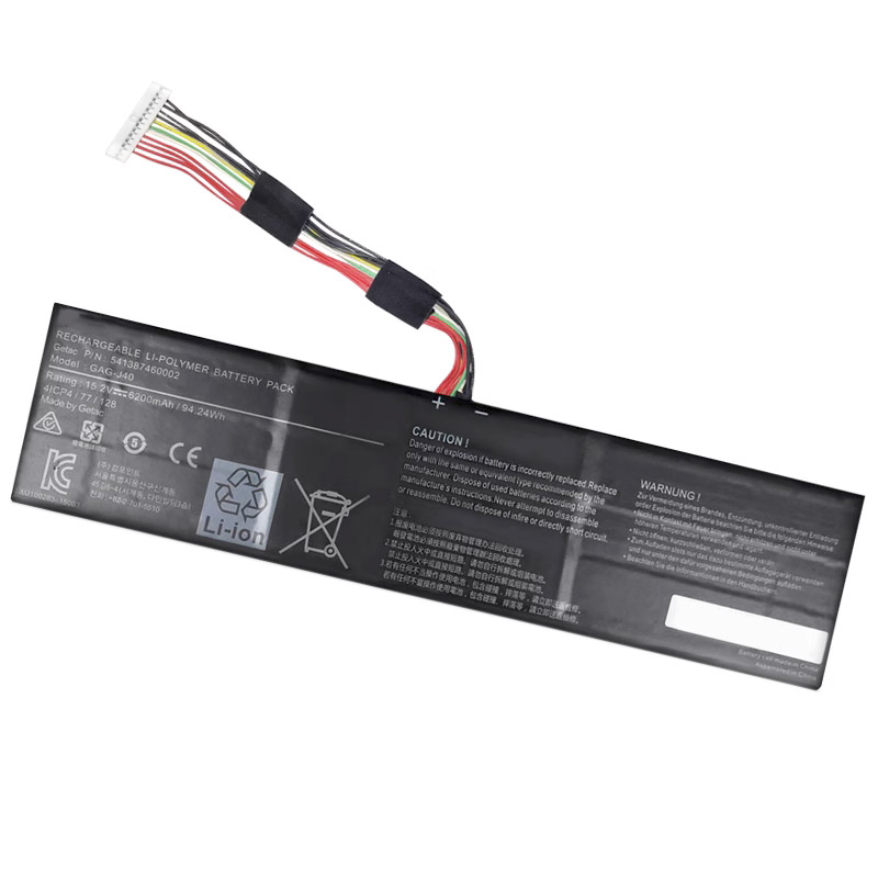 Reemplazo de Bateria de laptop para GIGABYTE 541387460003 Recambio de Bateria de laptop GIGABYTE 541387460003
