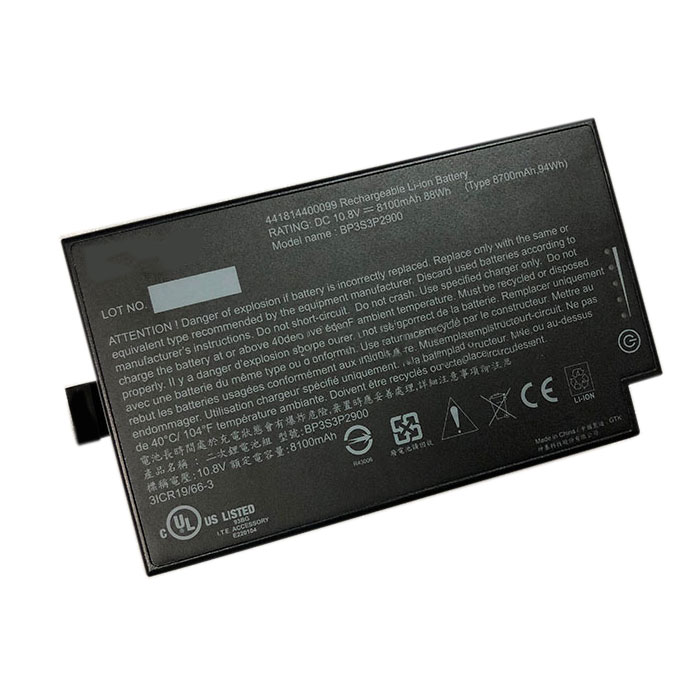 Reemplazo de Bateria de laptop para GETAC BP3S3P2900 Recambio de Bateria de laptop GETAC BP3S3P2900