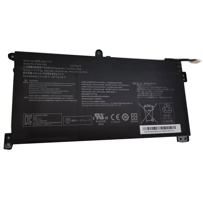 Reemplazo de Bateria de laptop para SIMPLO 916QA108H Recambio de Bateria de laptop SIMPLO 916QA108H