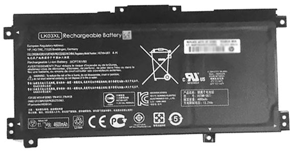 Reemplazo de Bateria de laptop para HP HSTNN-LB7U Recambio de Bateria de laptop HP HSTNN-LB7U