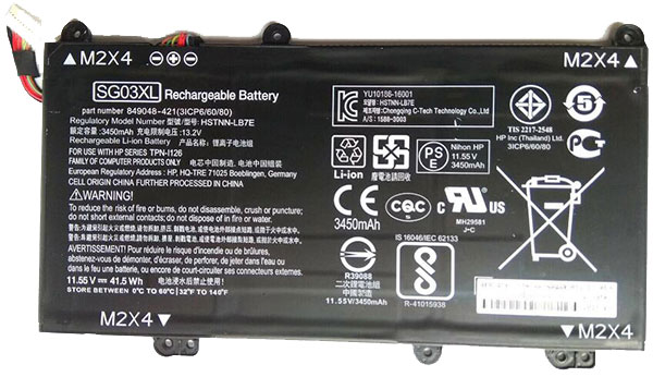 Reemplazo de Bateria de laptop para HP Envy-M7-U Recambio de Bateria de laptop HP Envy-M7-U