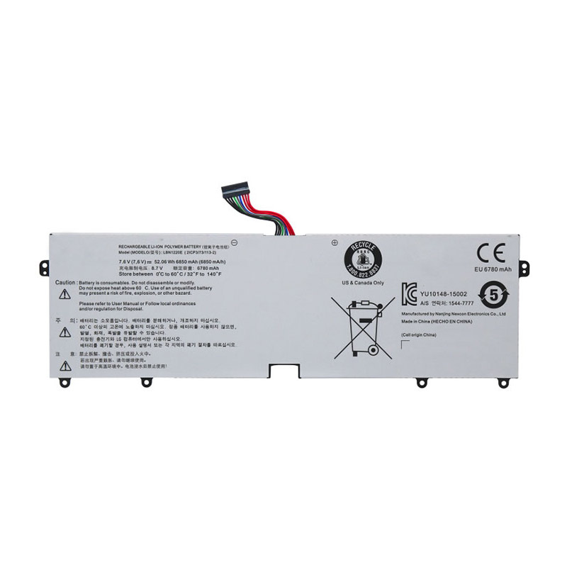Reemplazo de Bateria de laptop para LG Gram 13Z970 Recambio de Bateria de laptop LG Gram 13Z970