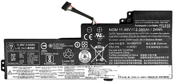 Recambio de Bateria de laptop LENOVO ThinkPad-T480(20L5A057CD) 