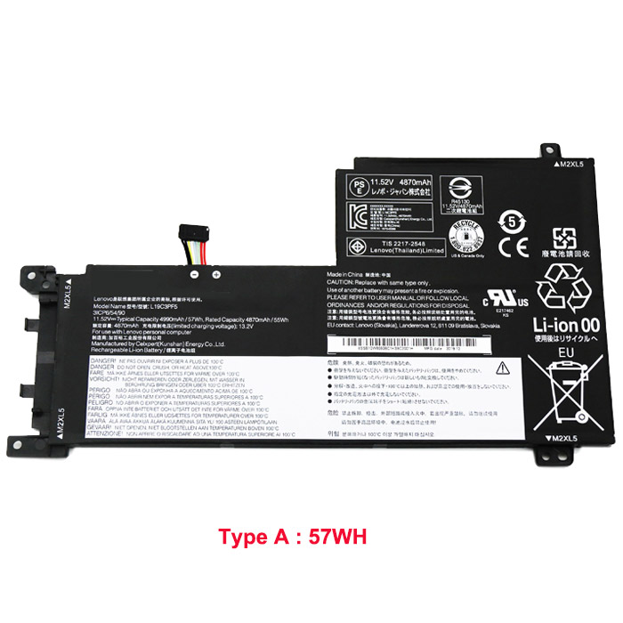 Recambio de Bateria de laptop LENOVO L19M4PF1(70W) 