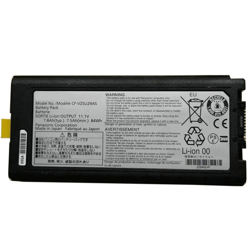Reemplazo de Bateria de laptop para PANASONIC CF-29FC1AXS Recambio de Bateria de laptop PANASONIC CF-29FC1AXS