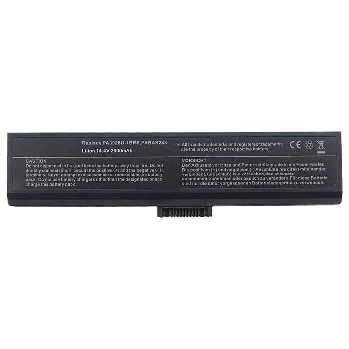 Reemplazo de Bateria de laptop para TOSHIBA Qosmio-X770-ST4N04 Recambio de Bateria de laptop TOSHIBA Qosmio-X770-ST4N04