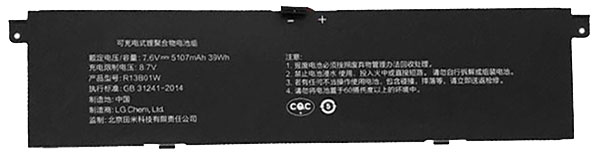 Reemplazo de Bateria de laptop para XIAOMI R13B02W Recambio de Bateria de laptop XIAOMI R13B02W