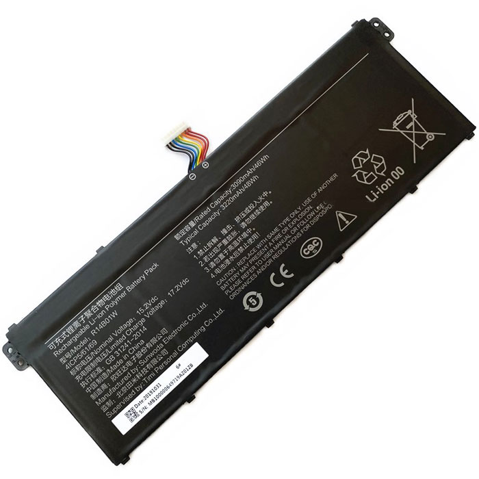 Reemplazo de Bateria de laptop para XIAOMI Redmi Book 14 Recambio de Bateria de laptop XIAOMI Redmi Book 14