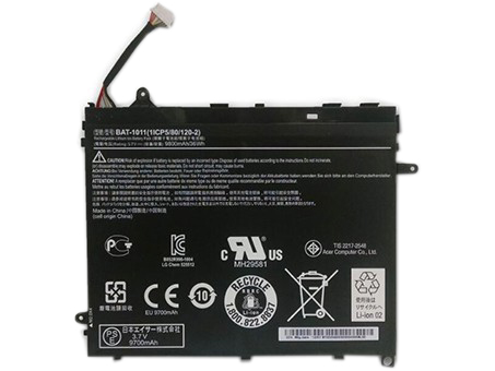 Reemplazo de batería de la tableta para ACER BAT-1011 Recambio de batería de la tableta ACER BAT-1011